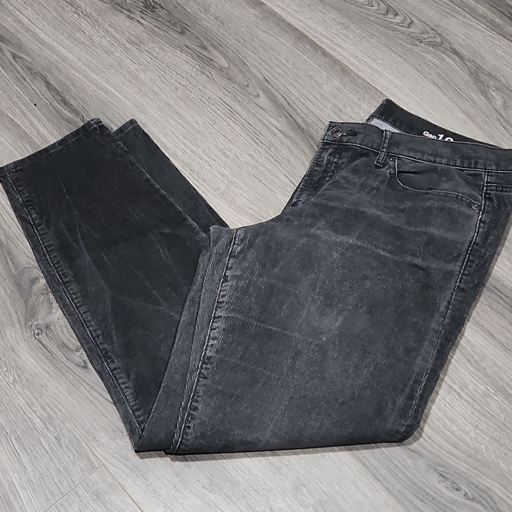 GAP Charcoal Gray Always Skinny Corduroy Pants